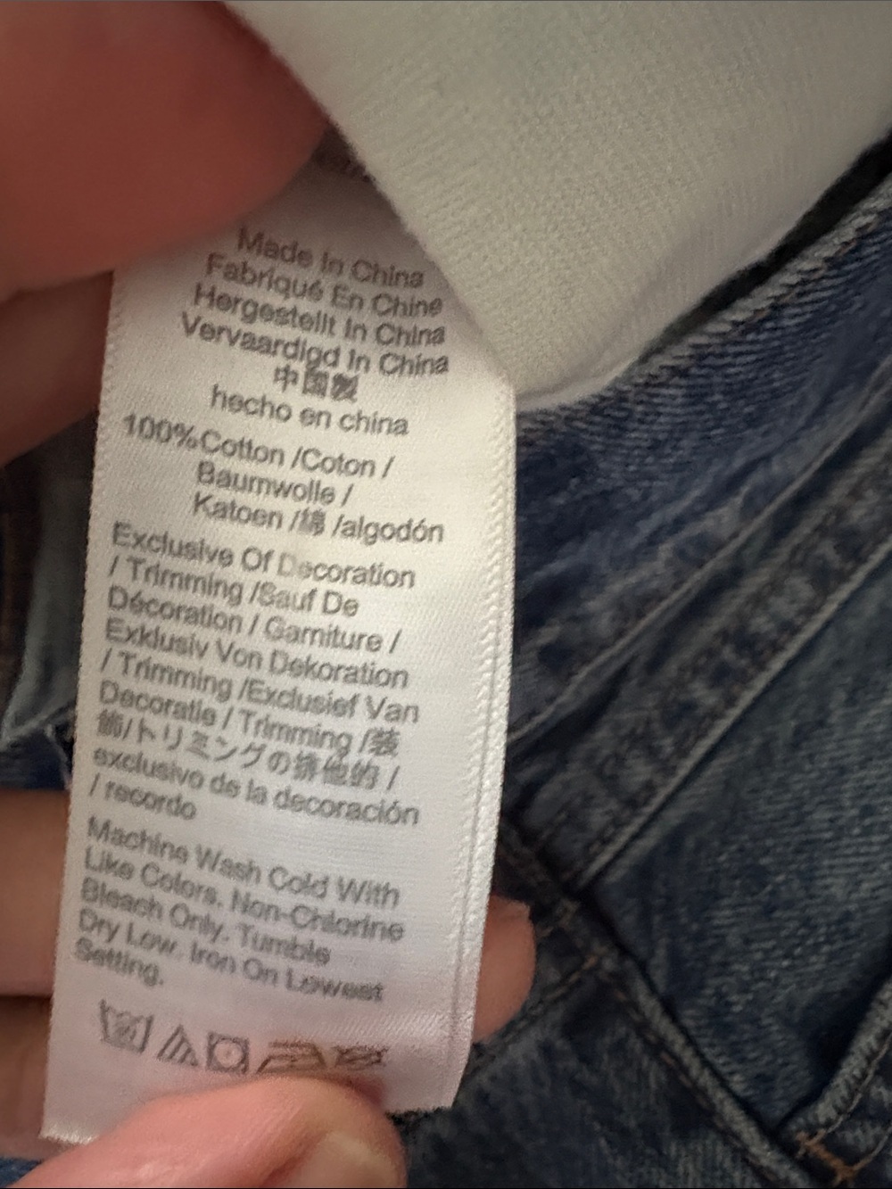Madewell Distressed Dark Blue Denim Mini Skirt - Picture 4 of 11